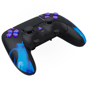 BLUE FIRE PS5 DualSense Edge Custom Modded Wireless Controller - ModdedZone