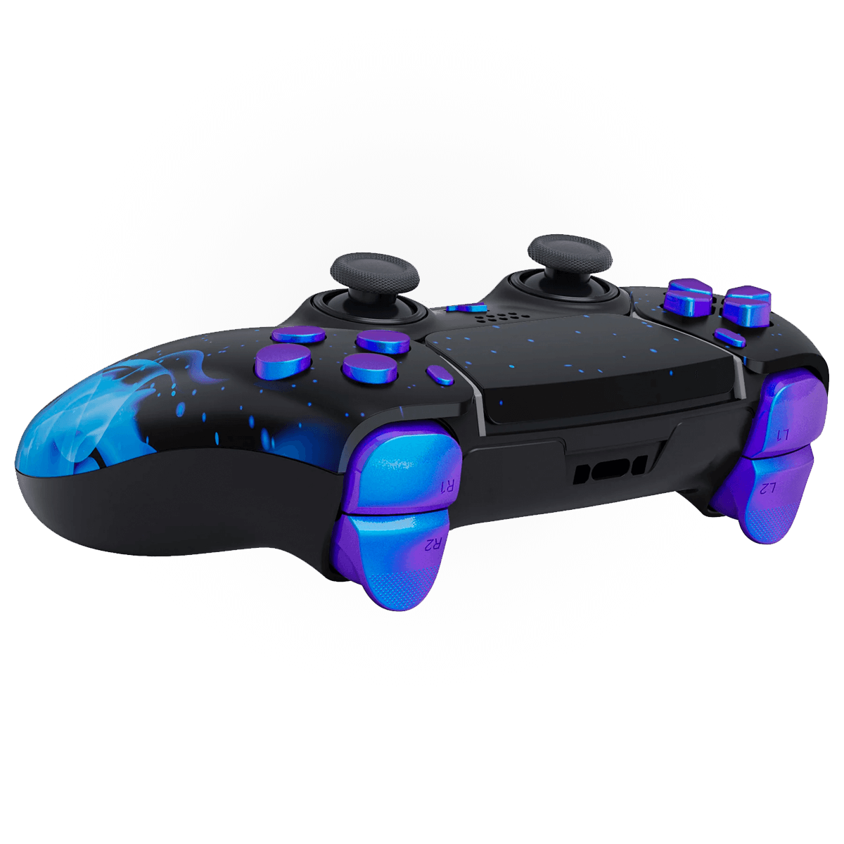 BLUE FIRE PS5 DualSense Edge Custom Modded Wireless Controller - ModdedZone