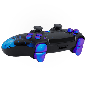 BLUE FIRE PS5 DualSense Edge Custom Modded Wireless Controller - ModdedZone