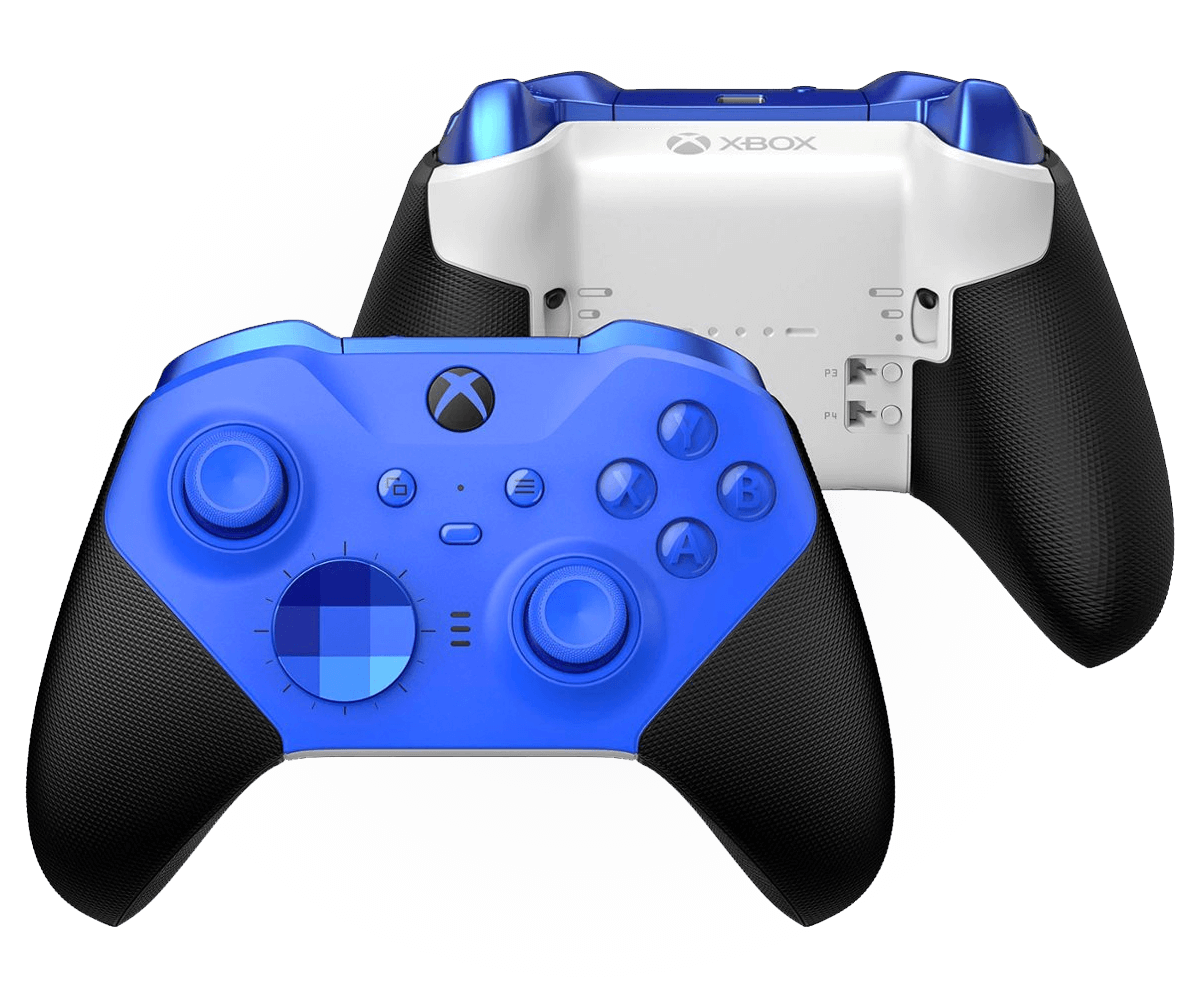 BLUE CORE XBOX ELITE SERIES 2 CUSTOM MODDED CONTROLLER - ModdedZone