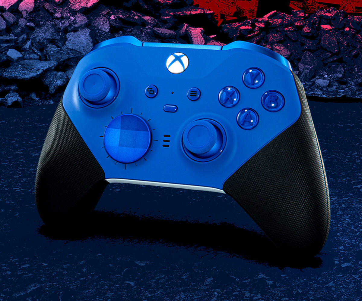 BLUE CORE XBOX ELITE SERIES 2 CUSTOM MODDED CONTROLLER - ModdedZone