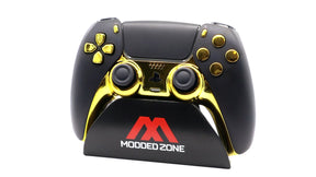 BLACK GOLD PS5 CUSTOM MODDED CONTROLLER