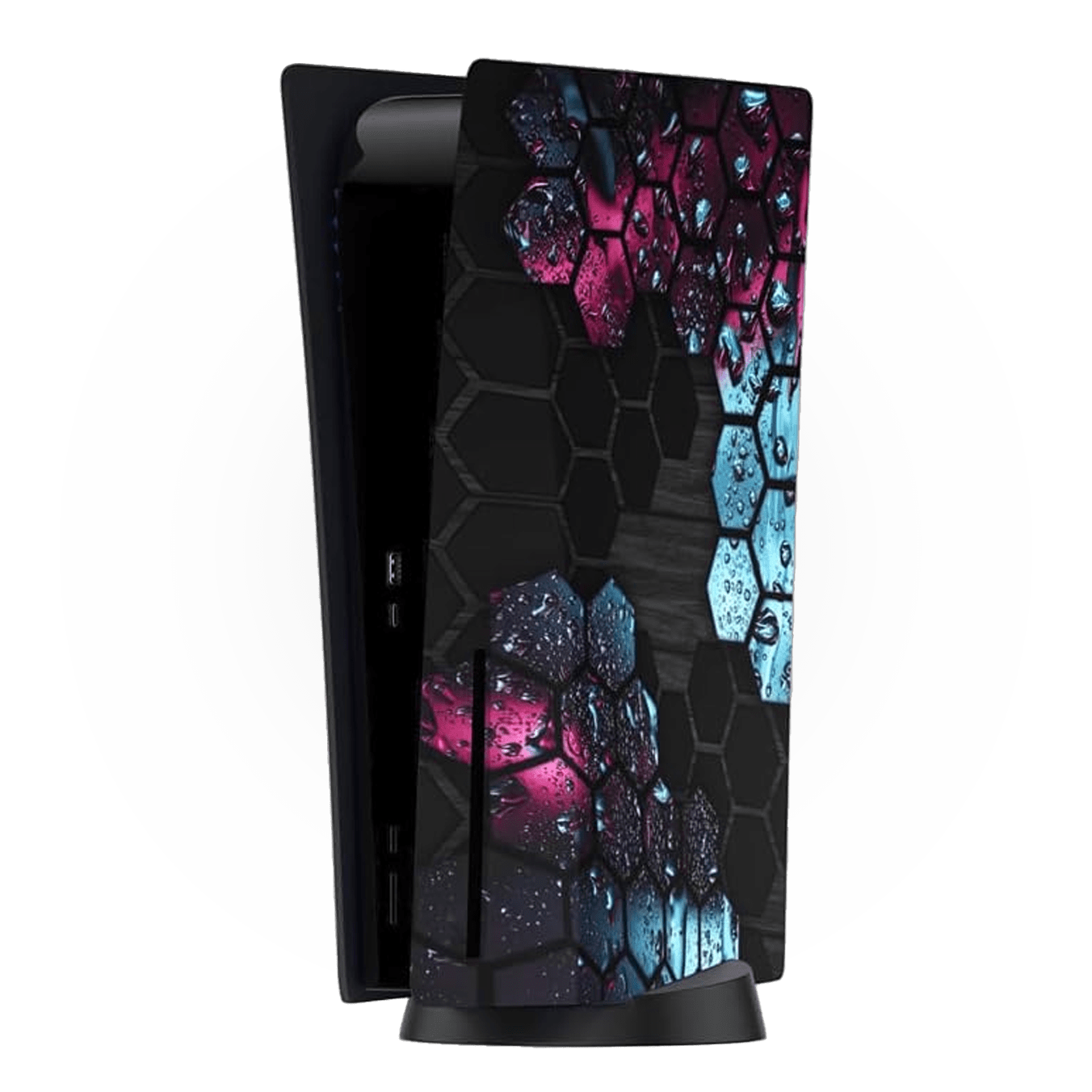 HONEYCOMB PS5 CUSTOM CONSOLE COVER - ModdedZone