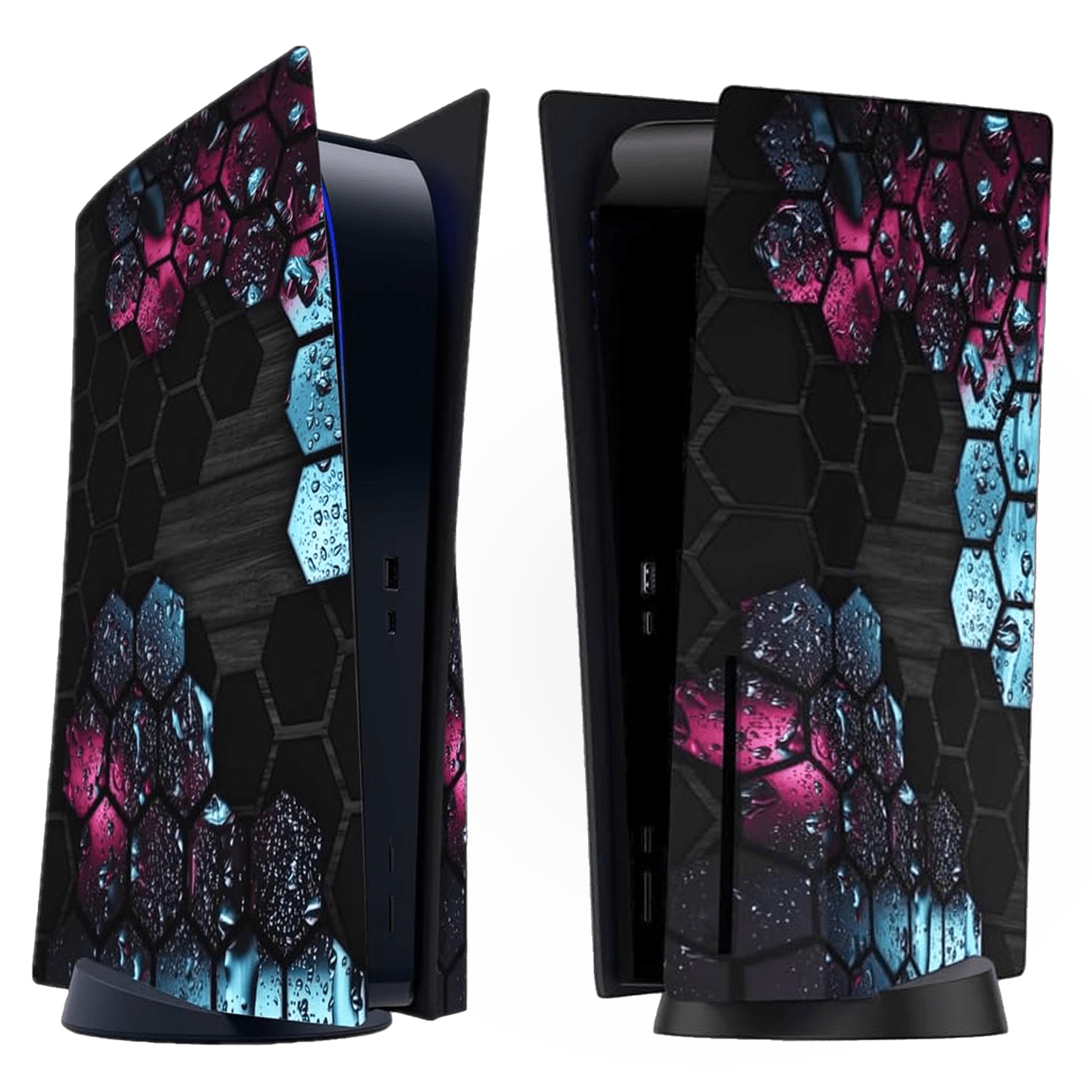 HONEYCOMB PS5 CUSTOM CONSOLE COVER - ModdedZone