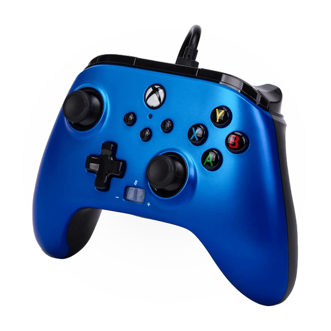 Powera Enhanced Wired Controller For Xbox Series Xs With 2 Re Mappable Buttons Sapphire Fade 