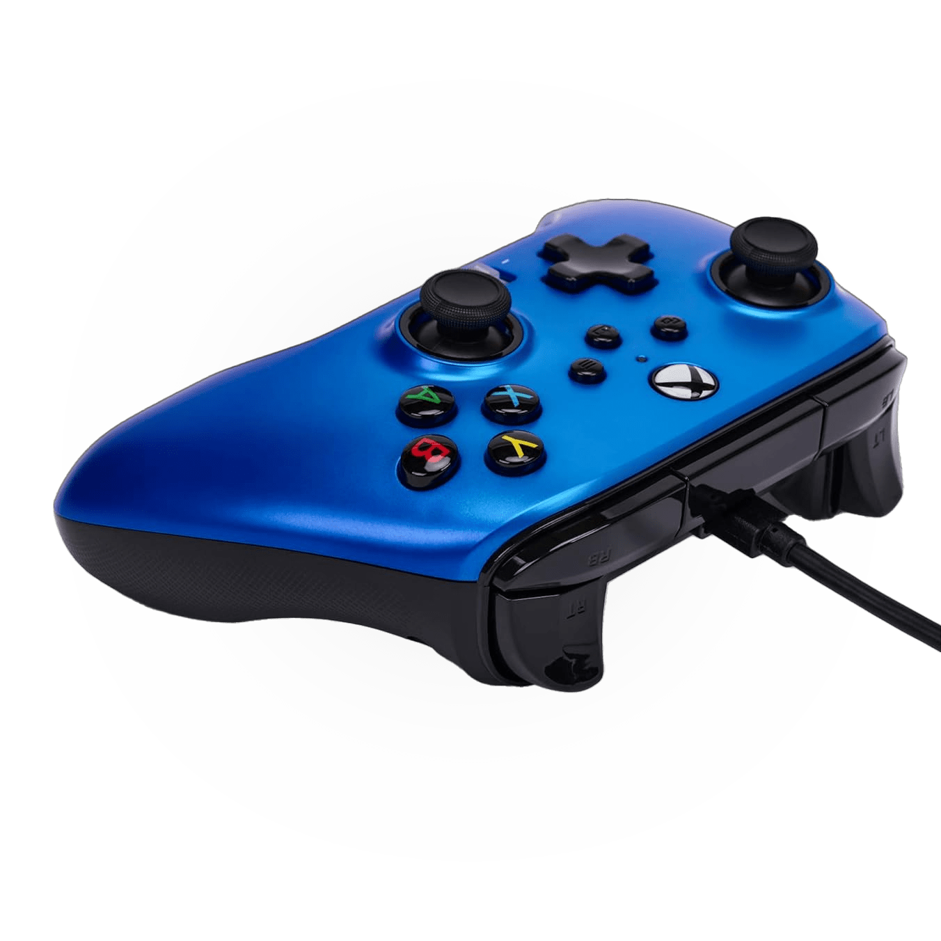 PowerA Enhanced Wired Controller For Xbox Series X|S With 2 Re-mappable Buttons - Sapphire Fade - ModdedZone