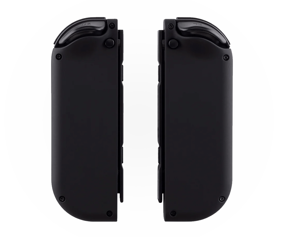 MIDNIGHT BLACK NINTENDO JOY-CON CUSTOM CONTROLLERS - ModdedZone